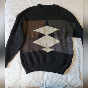 Vintage grandpa sweater large